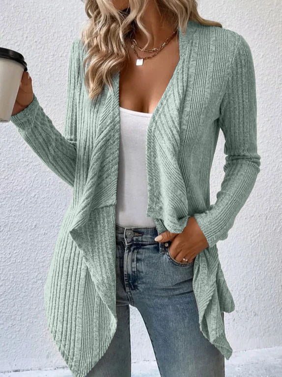 Lotte – losvallend gebreide cardigan vest