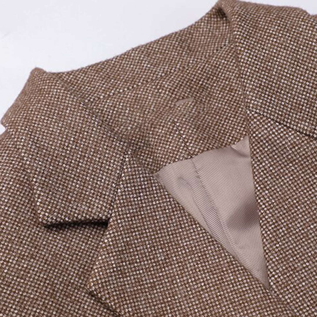 Loïs – damesblazer met ceintuur van zachte wolmix