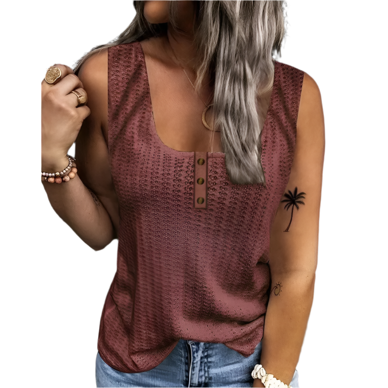 Marcella - Luchtige Mouwloze Zomer Top