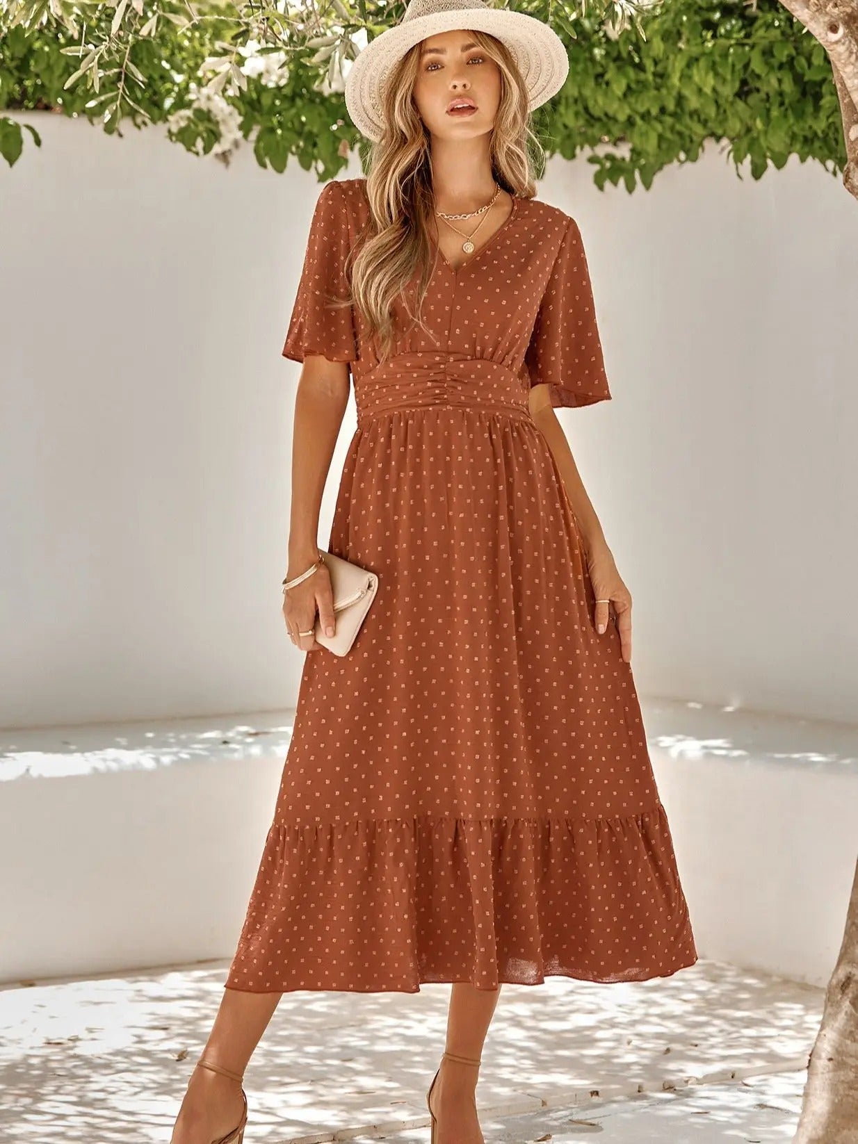 Cora - Chique Boheemse Maxi Jurk