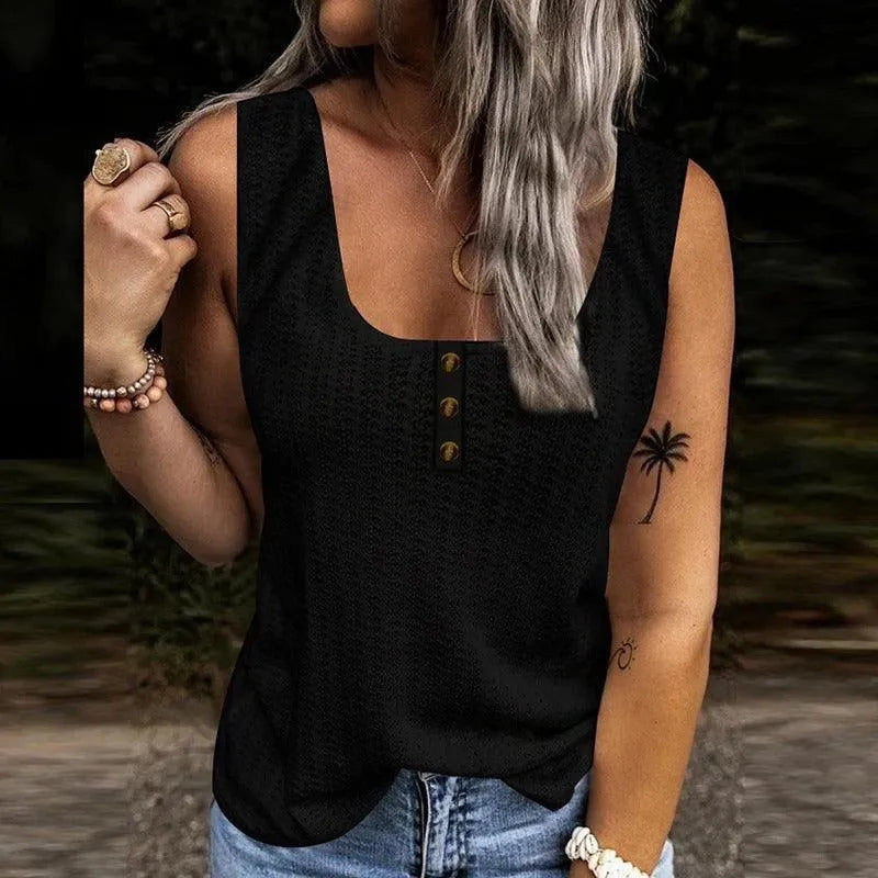 Marcella - Luchtige Mouwloze Zomer Top