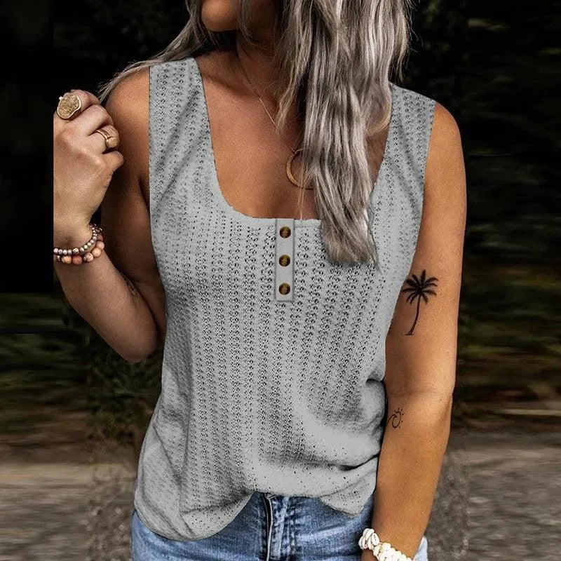 Marcella - Luchtige Mouwloze Zomer Top