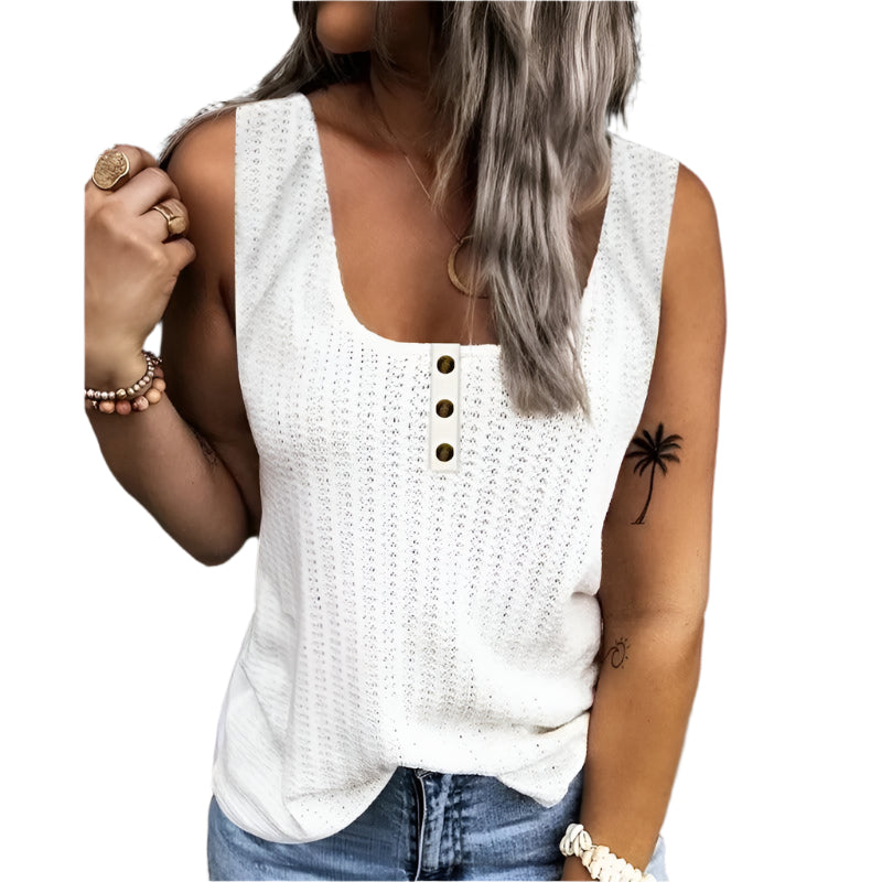 Marcella - Luchtige Mouwloze Zomer Top