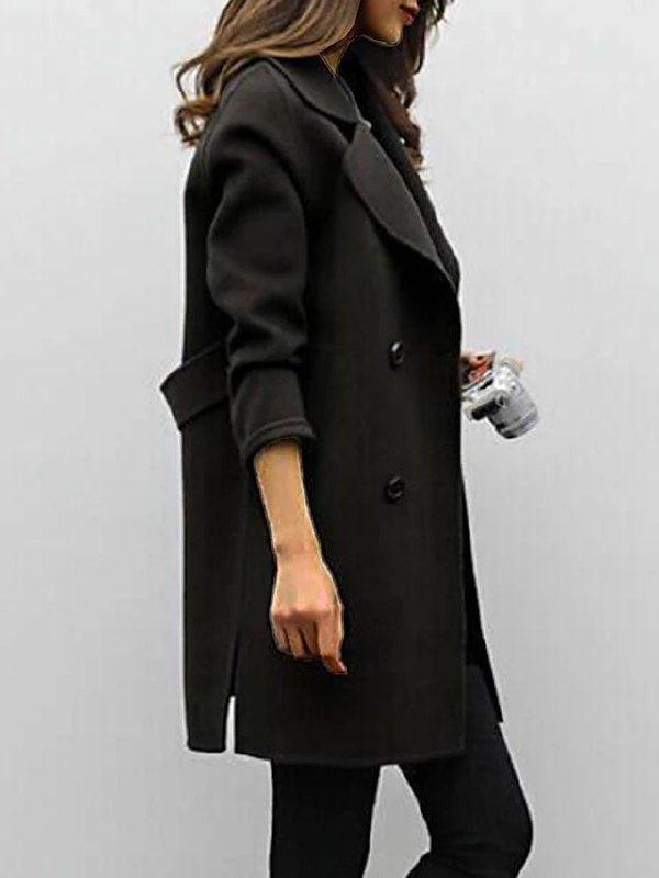 Noor - Waterafstotende Trenchcoat Met Ceintuur En Double-breasted Sluiting