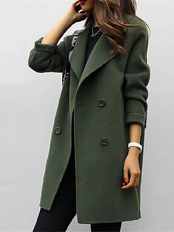 Noor - Waterafstotende Trenchcoat Met Ceintuur En Double-breasted Sluiting