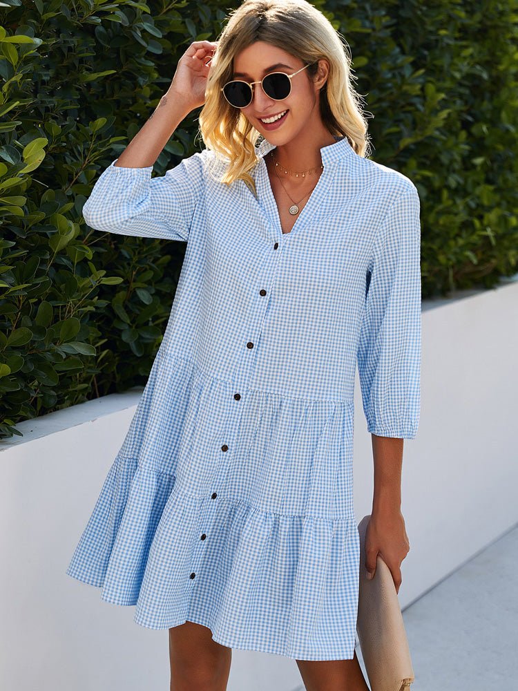 Bubbles – Chique Blouse jurk met Getailleerde Pasvorm