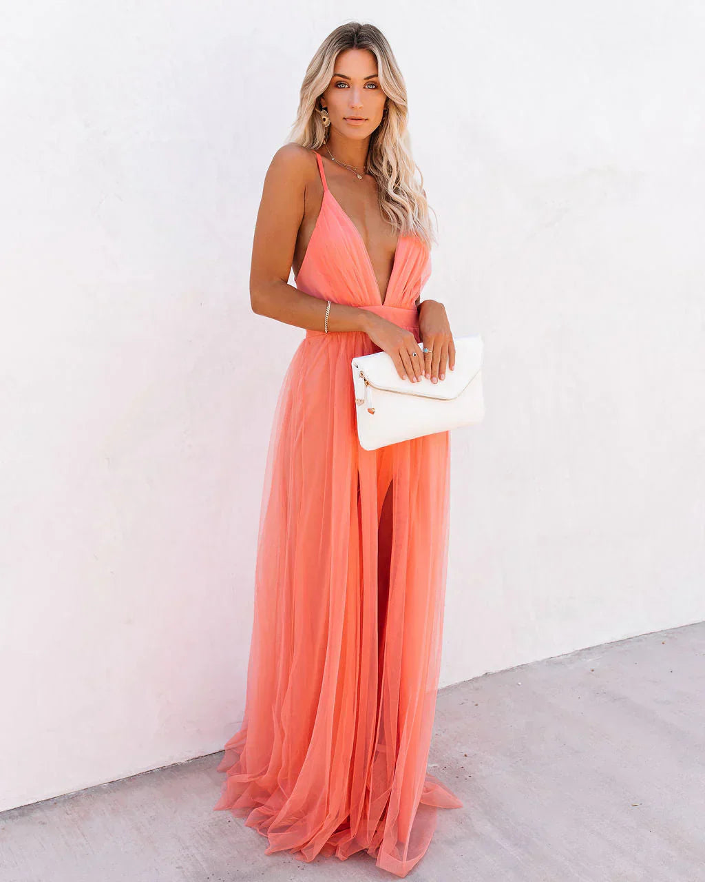 Romy - maxi met bloemenprint en lichte glans