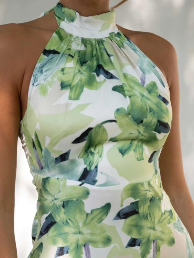 Amelia – Zomer bloemenjurk met zachte bloesems