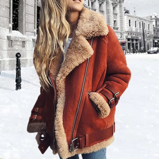 Naomi – trenchcoat met dubbele knopenrij en halflange lengte