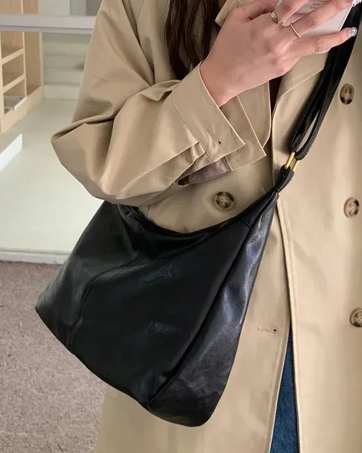 Claire – Leren Messenger Crossbody Schoudertas