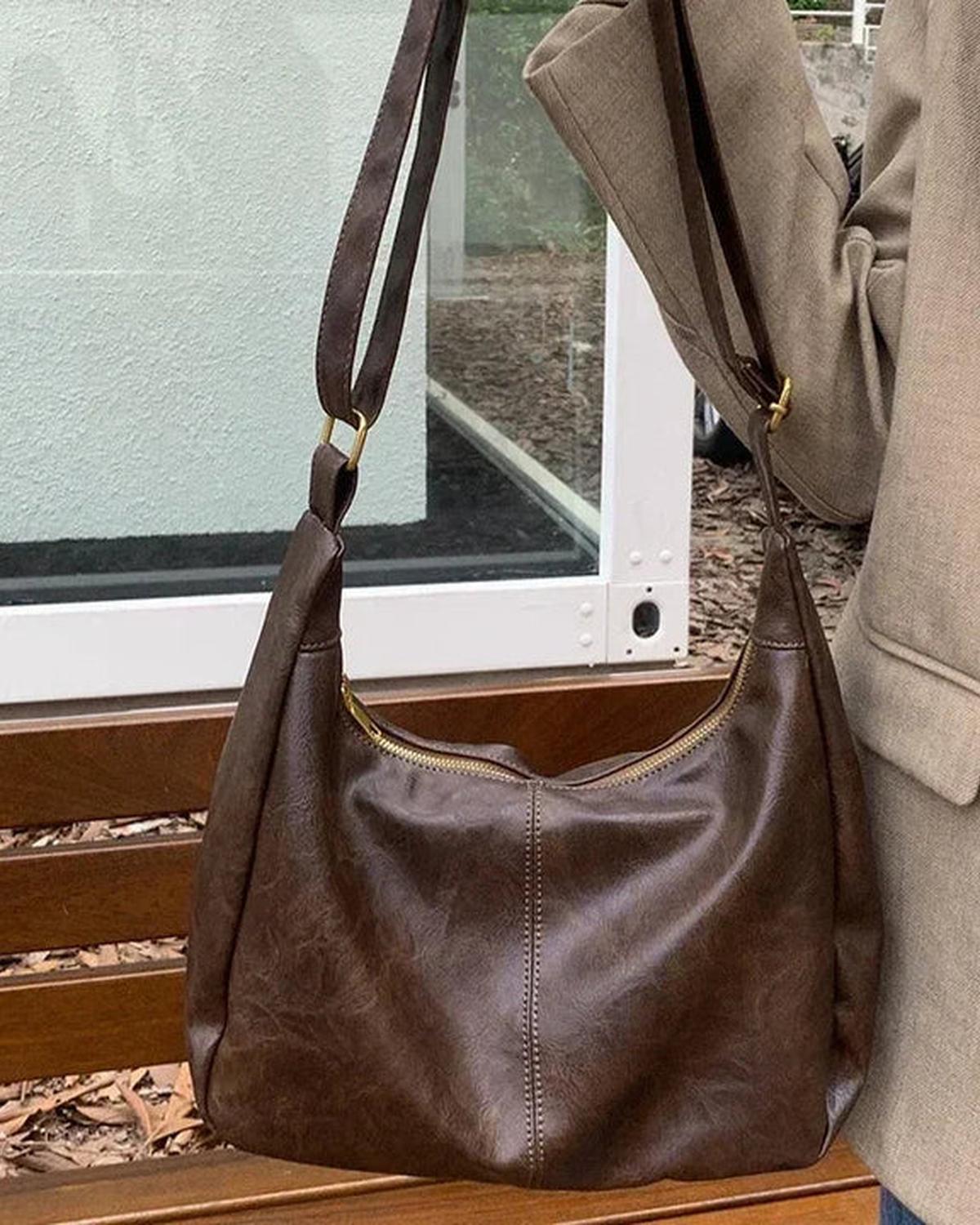 Claire – Leren Messenger Crossbody Schoudertas