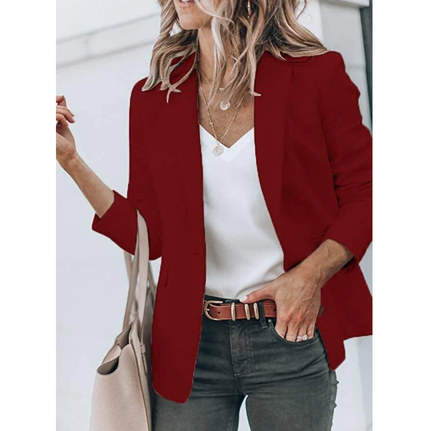 sofia – Tijdloze damesblazer met lange mouwen