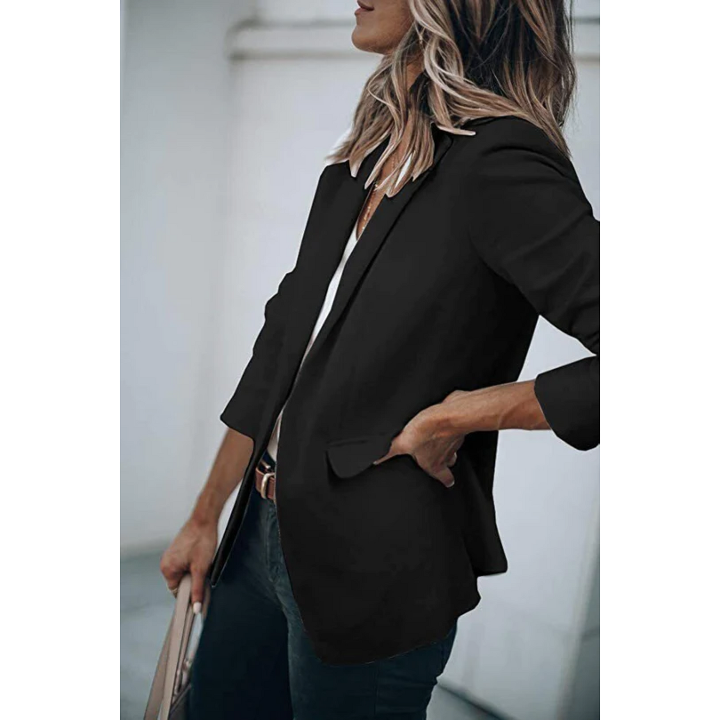 sofia – Tijdloze damesblazer met lange mouwen