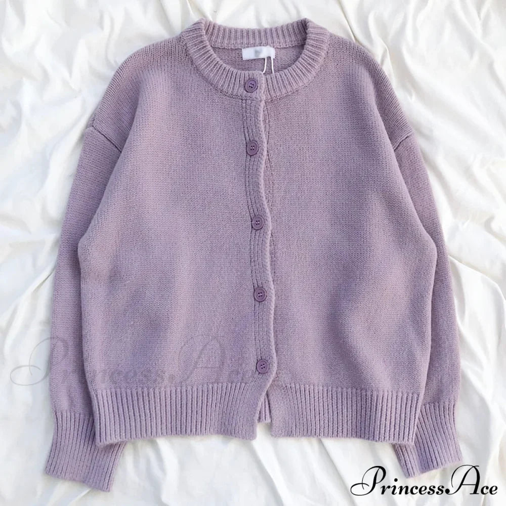 Emma – gebreid cardigan vest met relaxte fit