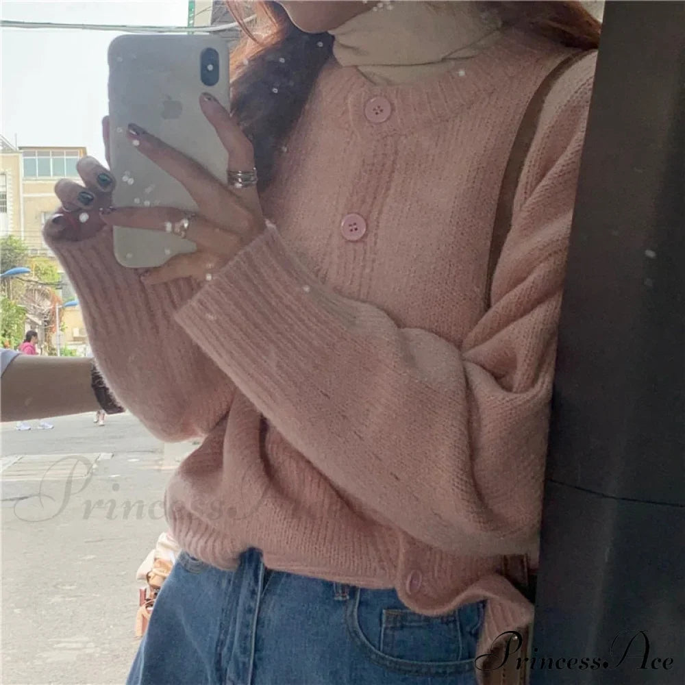 Emma – gebreid cardigan vest met relaxte fit