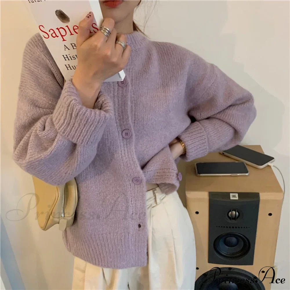 Emma – gebreid cardigan vest met relaxte fit