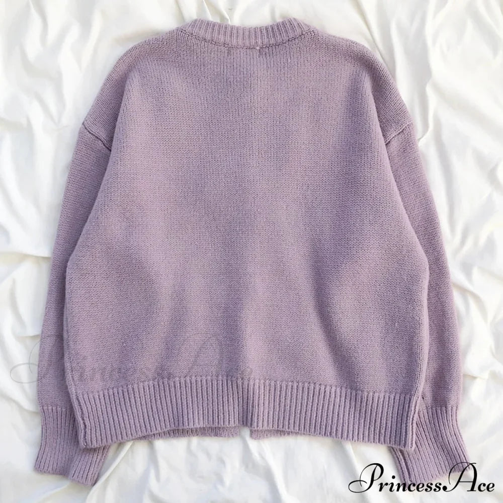 Emma – gebreid cardigan vest met relaxte fit