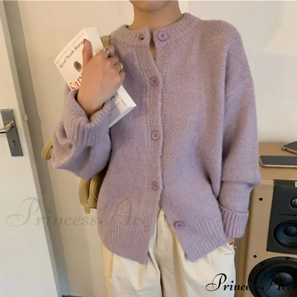 Emma – gebreid cardigan vest met relaxte fit