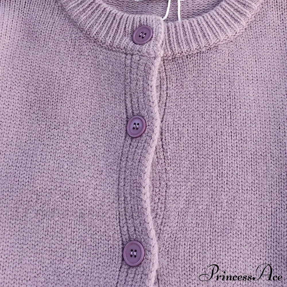 Emma – gebreid cardigan vest met relaxte fit