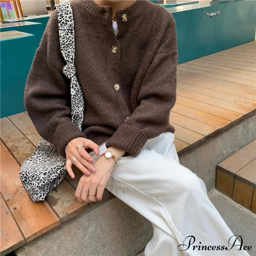 Emma – gebreid cardigan vest met relaxte fit