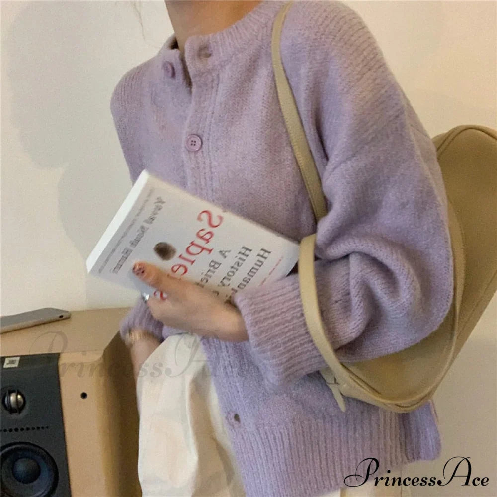 Emma – gebreid cardigan vest met relaxte fit