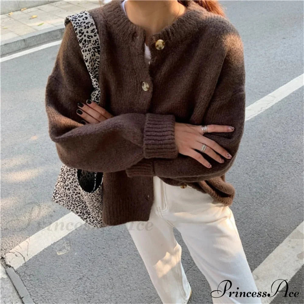 Emma – gebreid cardigan vest met relaxte fit