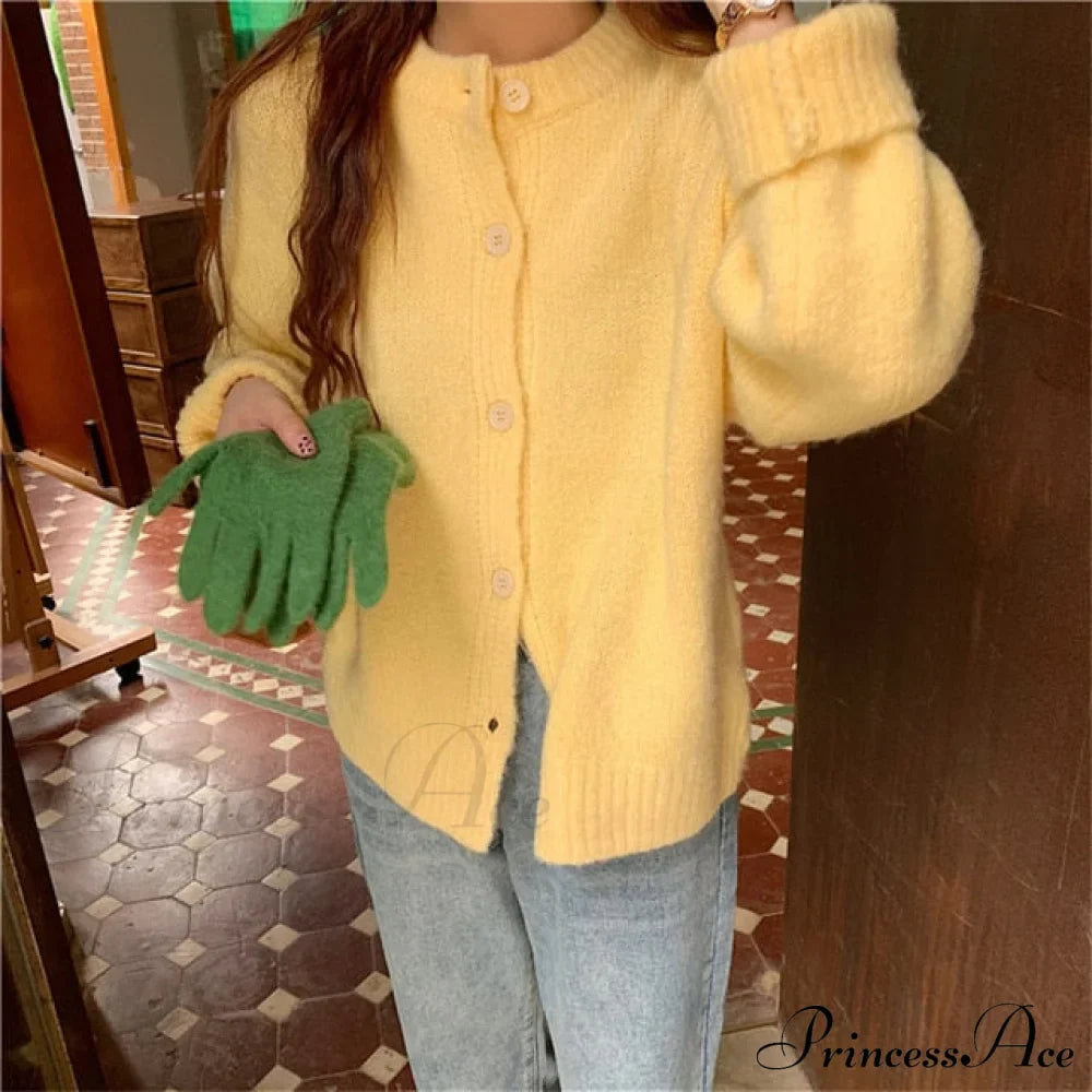 Emma – gebreid cardigan vest met relaxte fit
