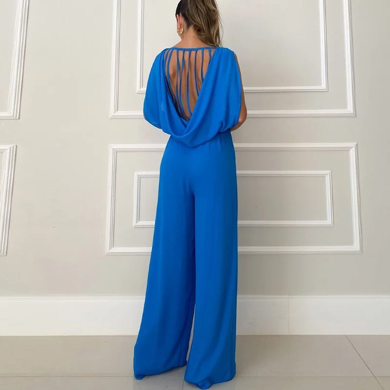 Sophia – backless jumpsuit met diepe V-hals