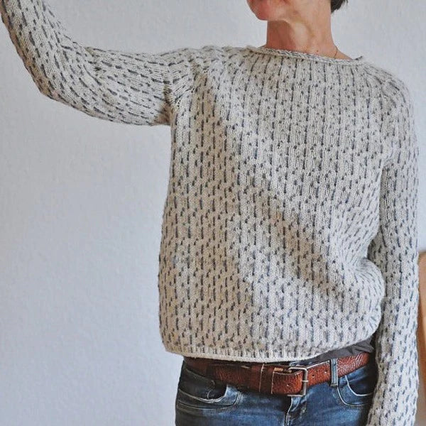 Claire – Knit Trui Met Klassieke Ronde Hals