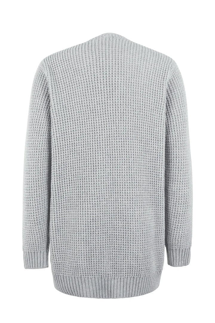 Suzanne – Lange Dames Cardigan Vest Met Zakken