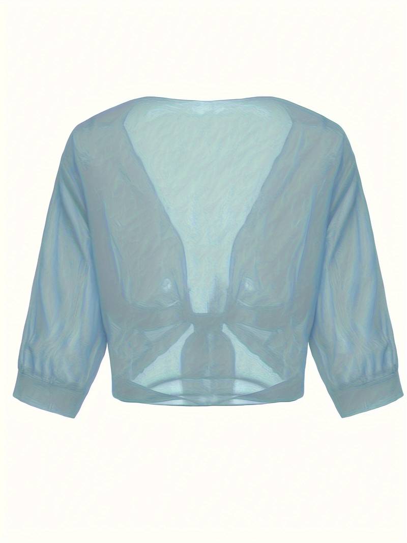 Sofia - Luchtige Cropped Cardigan Top