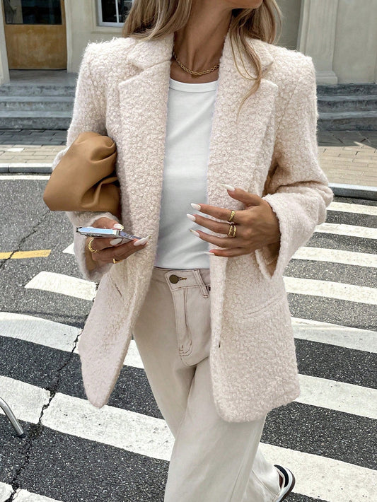 Sophie – dames blazer van geweven polyester met reverskraag