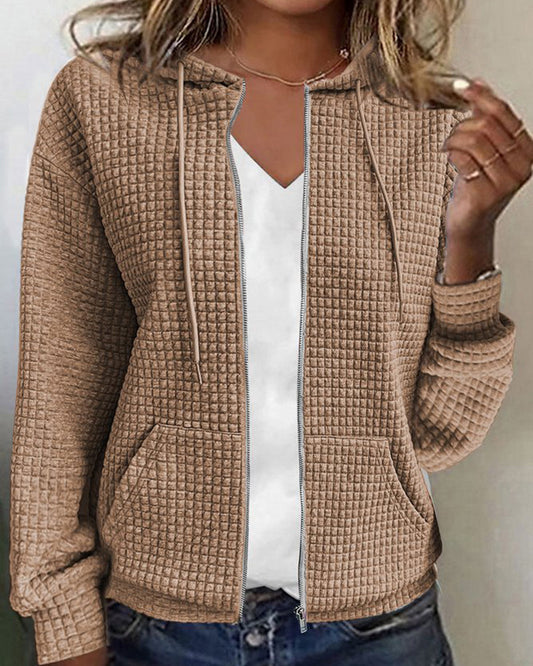 Sandra – Dames Vest Met Capuchon En Rits