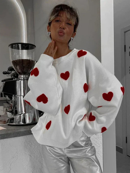 Luna - Heart Sweater