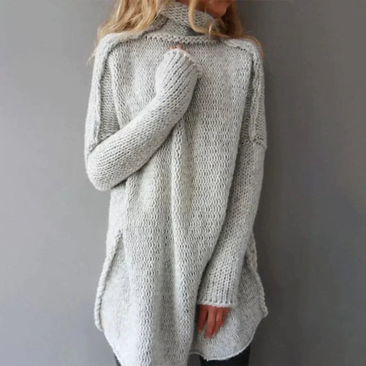 Mireille – oversized gebreide trui met verlaagde schouders