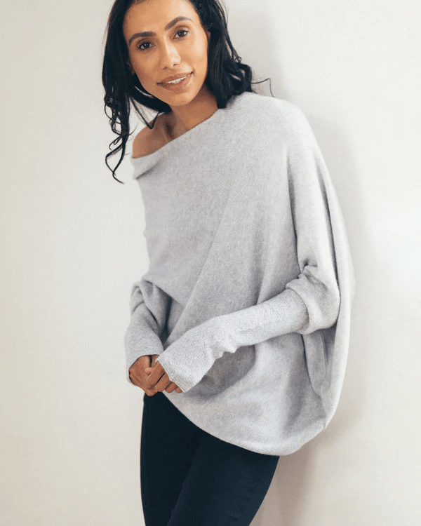 Amira – Off Shoulder Dames Trui Van Zachte Stof