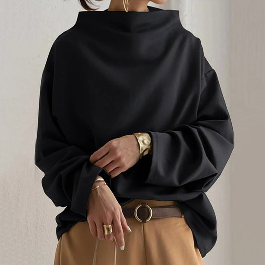 Aleah – trui met lange mouwen en rolkraag