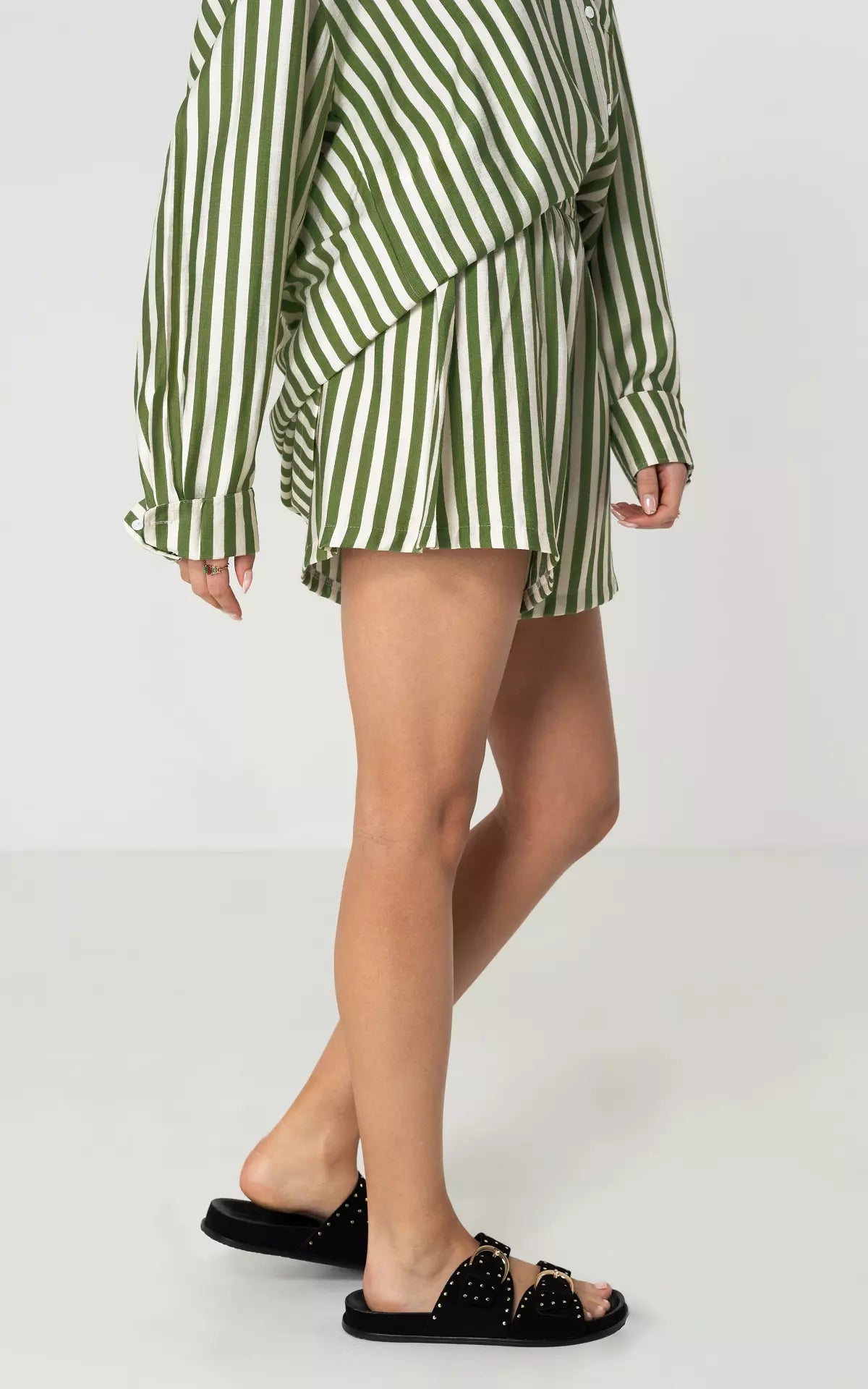 Noa – Gestreepte zomer shorts met elastische taillebande Activiteiten