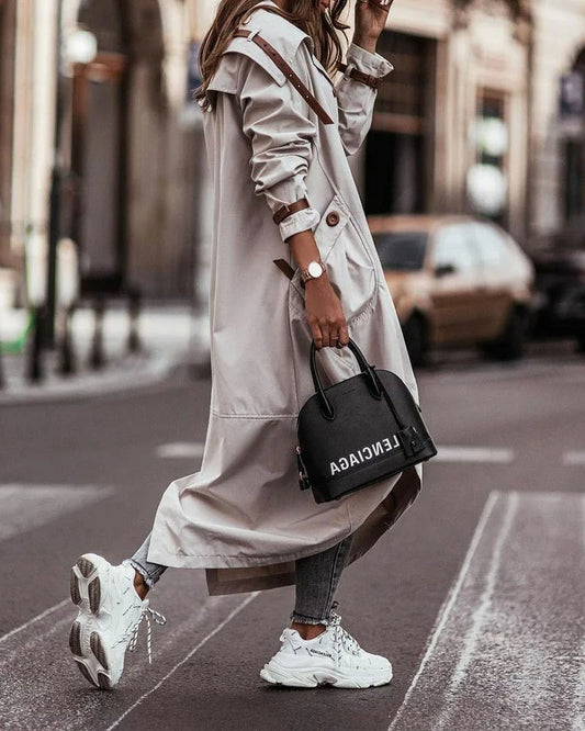 Minda – waterdichte trenchcoat met capuchon