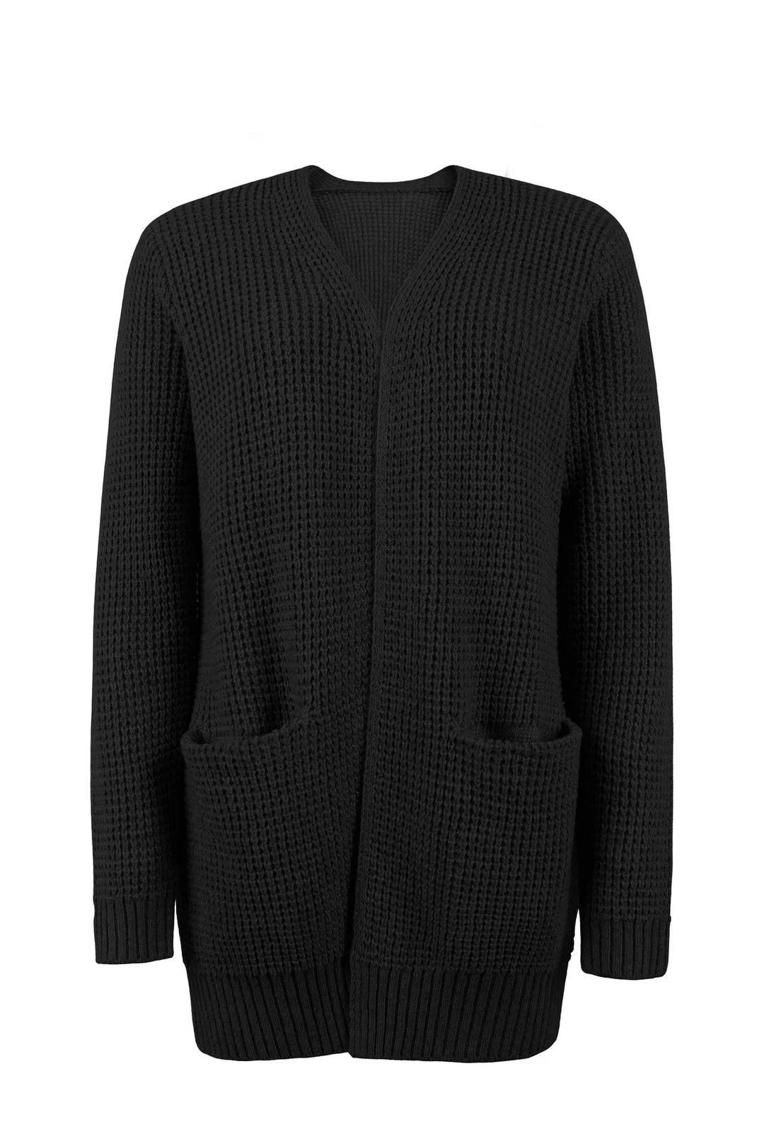 Suzanne – Lange Dames Cardigan Vest Met Zakken