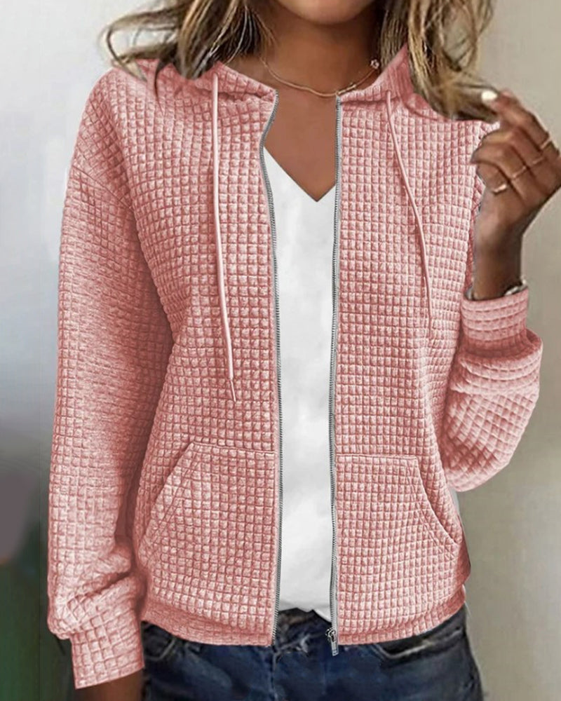 Sandra – Dames Vest Met Capuchon En Rits