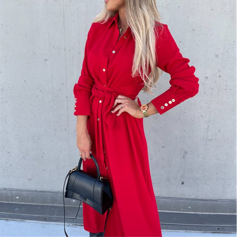 Nina – Warme maxi-jurk met elegante snit en zachte stof