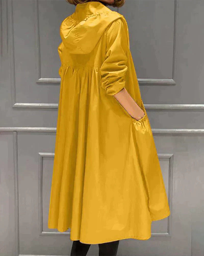 Jolie – Waterdichte Trenchcoat met Capuchon