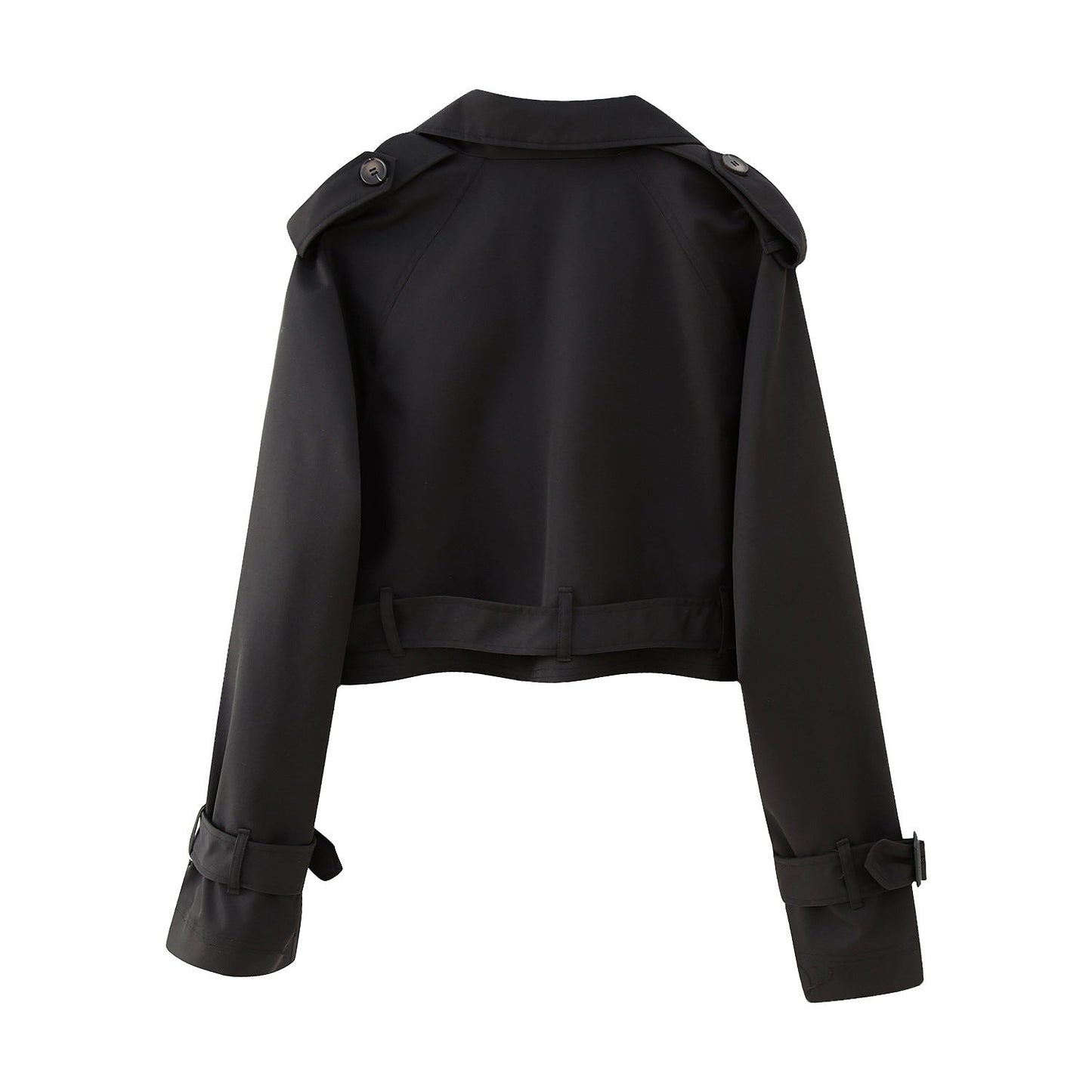 Élodie – lange trenchcoat met ceintuur en reverskraag
