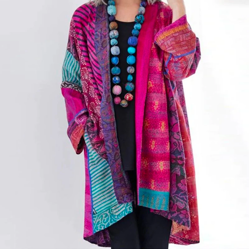 Macy – gebreide cardigan met open voorkant