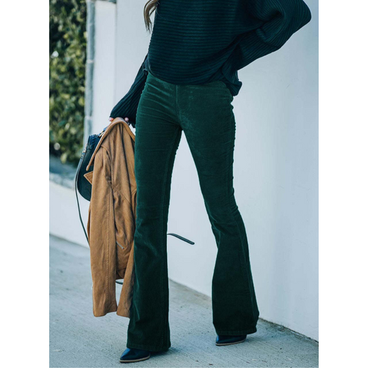 Anouk – Dames Corduroy Broek Met Hoge Taille