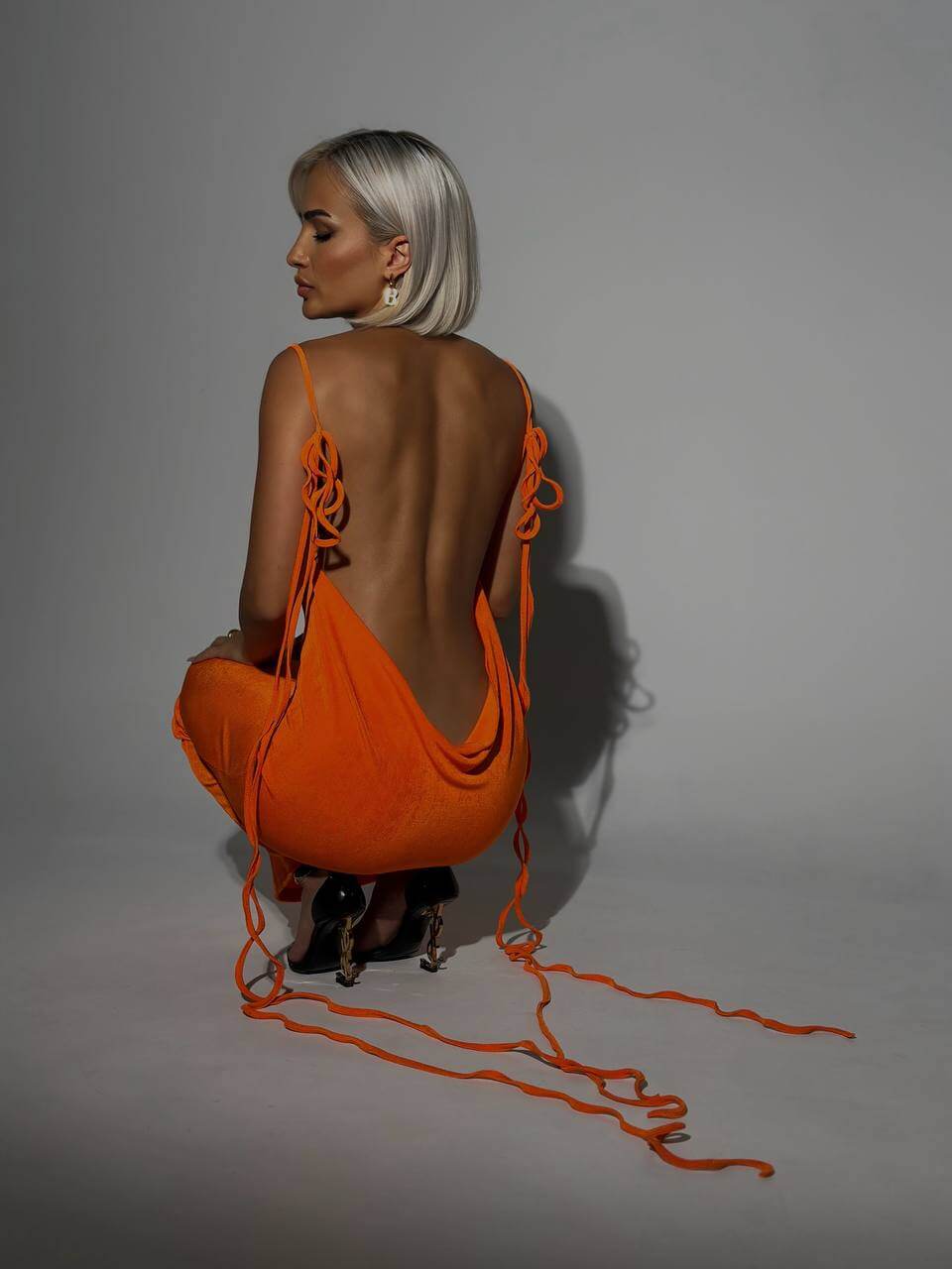 Madison – Maxi jurk met open rug en aansluitende pasvorm