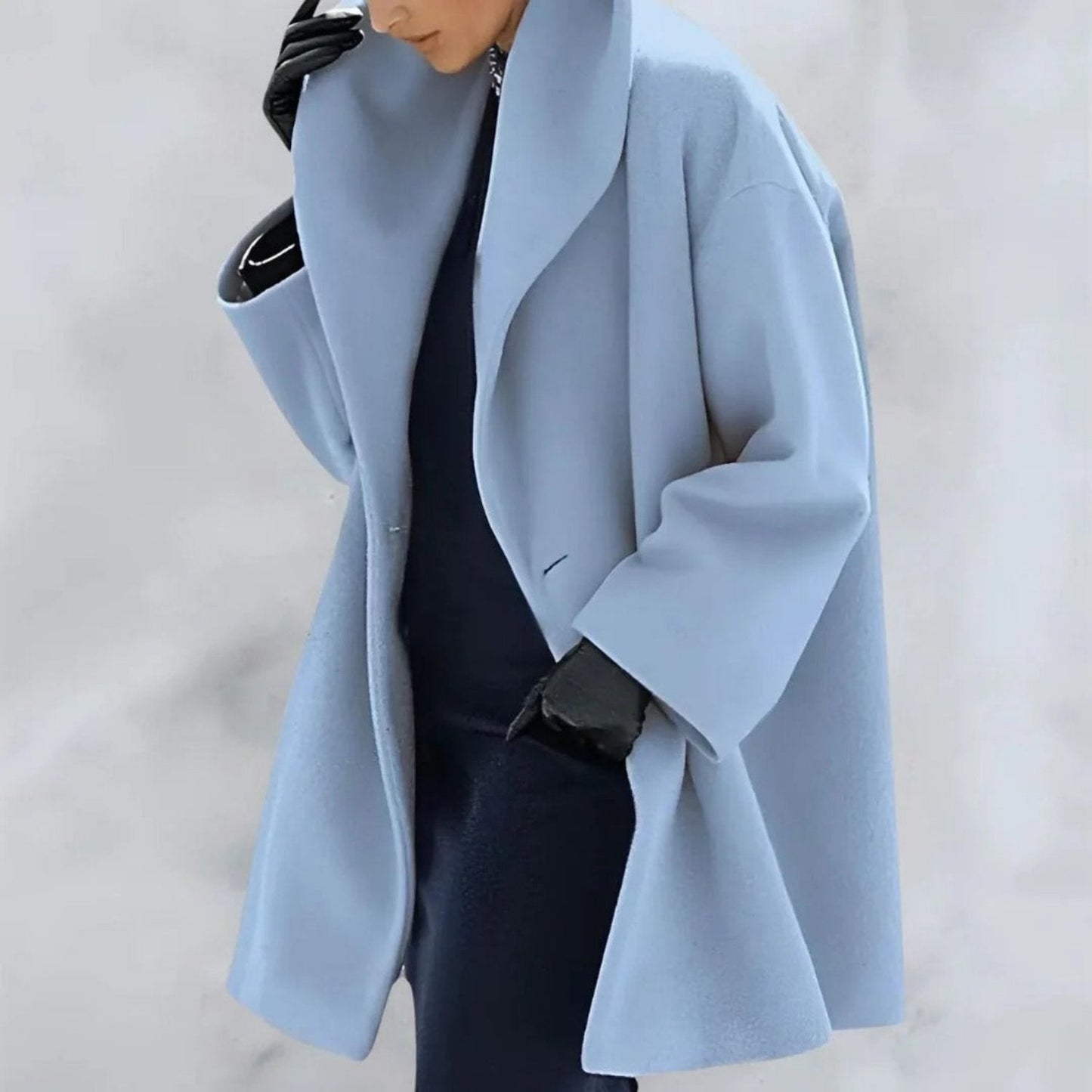 Serina – elegante winterjas met regular fit en effen design
