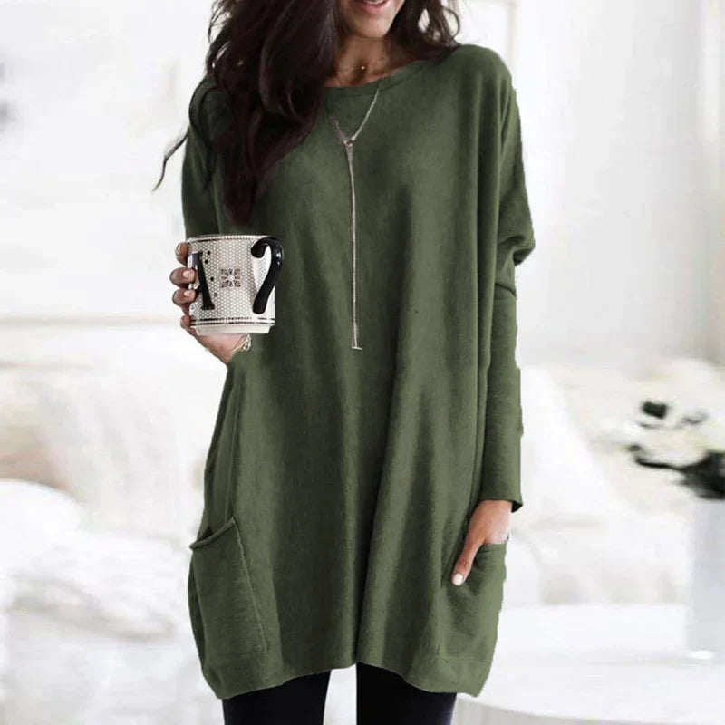 Amélie – oversized tuniektrui van katoen met relaxte pasvorm