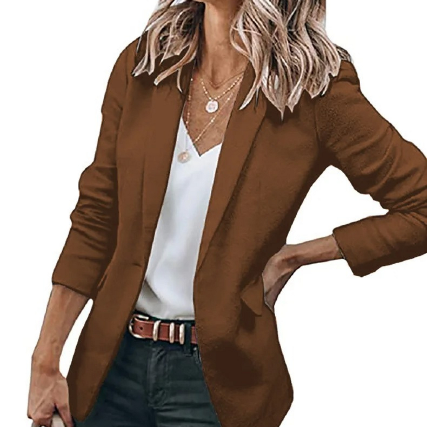 Anaïs – blazer met lange mouwen en flatterende pasvorm